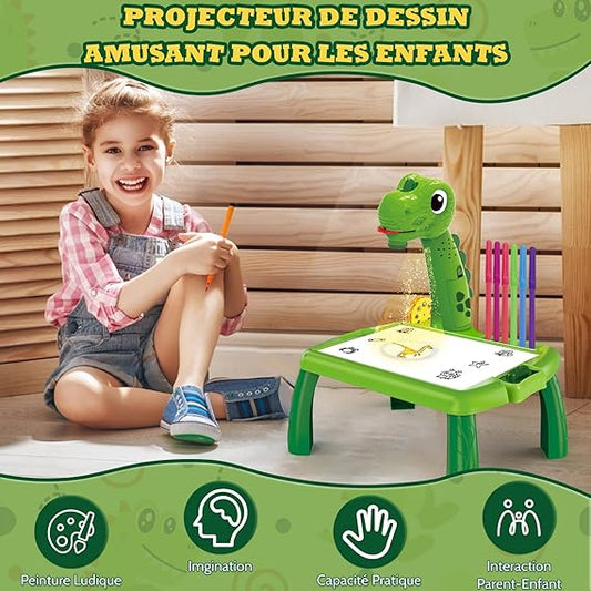 Table de Dessin à Projecteur LED pour Enfants